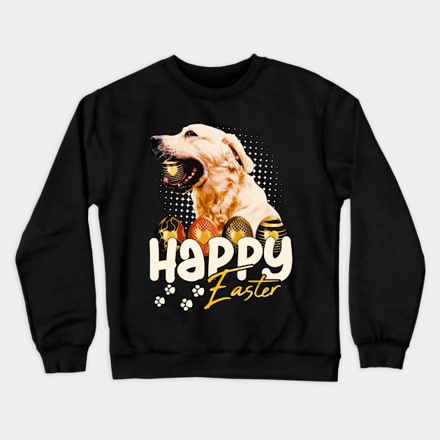 Golden Retriever Easter Shirt Crewneck Sweatshirt by jhay_41